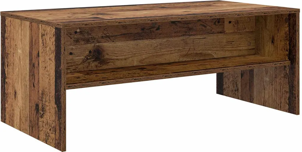 Tavolino Basso in Legno di Recupero 100x50 - Essenziale e Puro