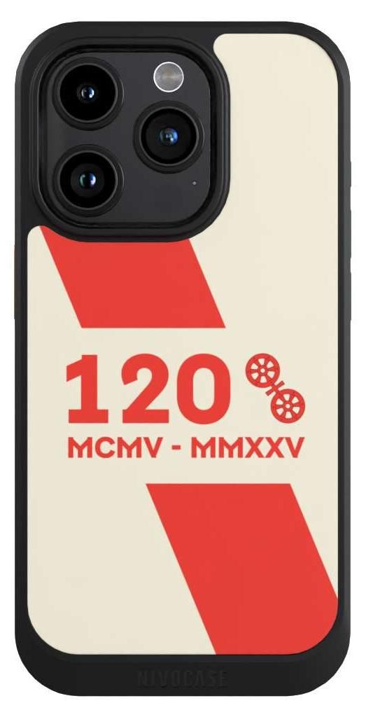 NIVOCASE Hülle für Apple iPhone 15 Pro Handyhülle NIVOcore Case Schwarz 1. FSV Mainz 05 E.V. 120 Jahre Bundesliga