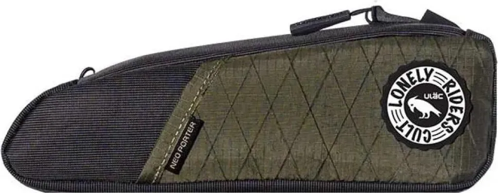 Sacoche de cadre Ulac Trekking GT Bolt-on 1L Vert pour Vélo de Voyage
