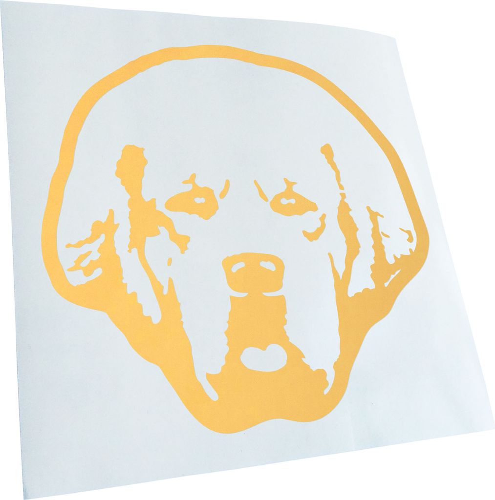 Kiwistar - Autoaufkleber - Tibetan Mastiff Hund - Creme - 24x22cm - Aufkleber für Auto, Laptop, Fahrrad, LKW, Motorrad Mehrfarbig JDM Decal Racing