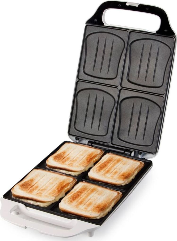 Domo DO9064C XXL Familien-Sandwichmaker Weiß Produktbild 