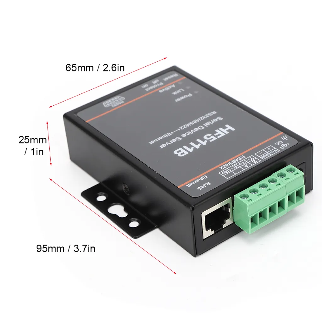 Serveur de Périphériques Série vers Ethernet RJ45 pour Réseau LAN - 7