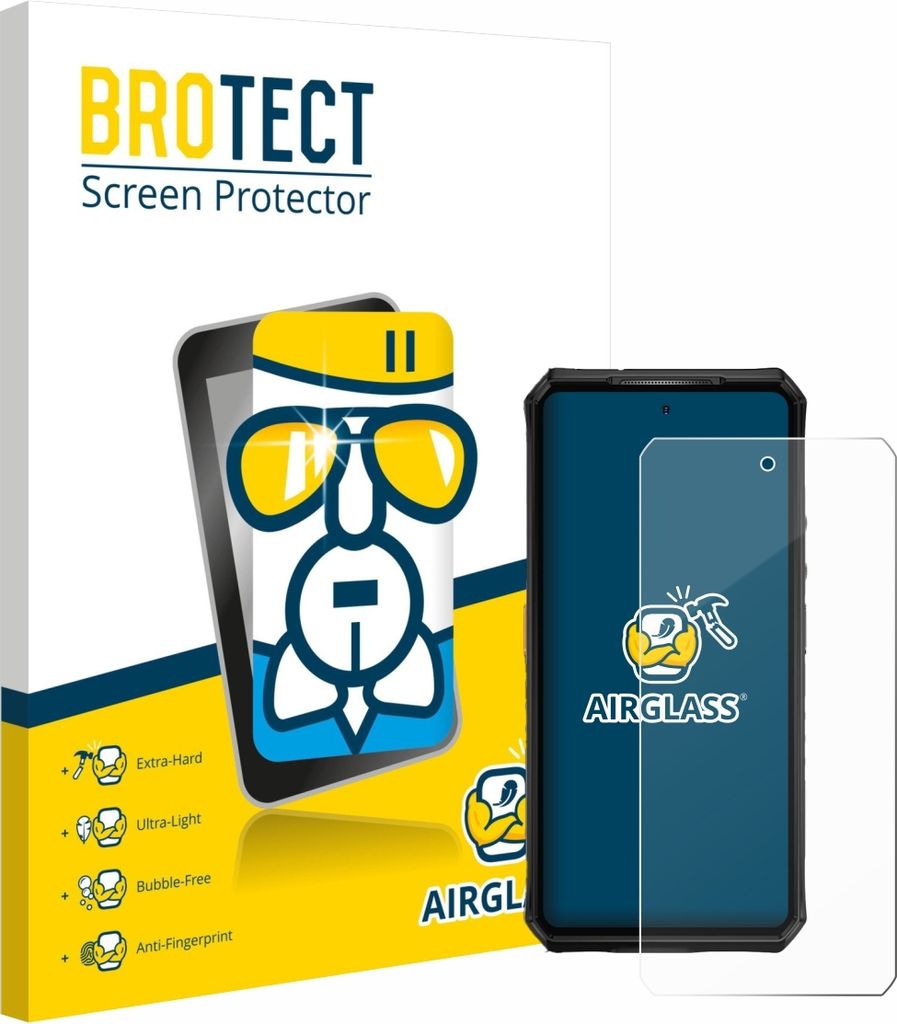 BROTECT Schutzglas für Ulefone Armor 28 Pro Schutzfolie Panzer Folie Glas Display Schutz klar