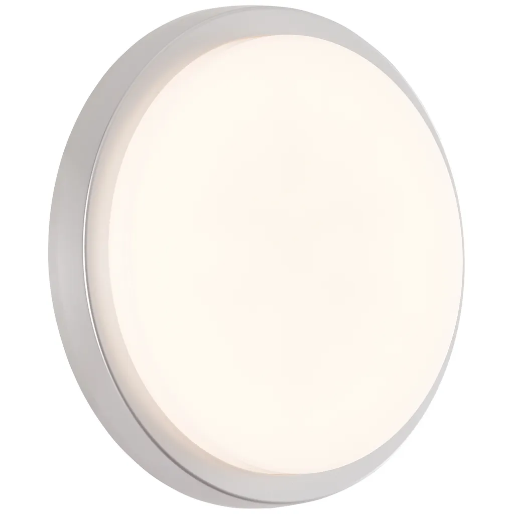 Luminaire de plafond LED pour terrasse et balcon DEVORA argenté IP65