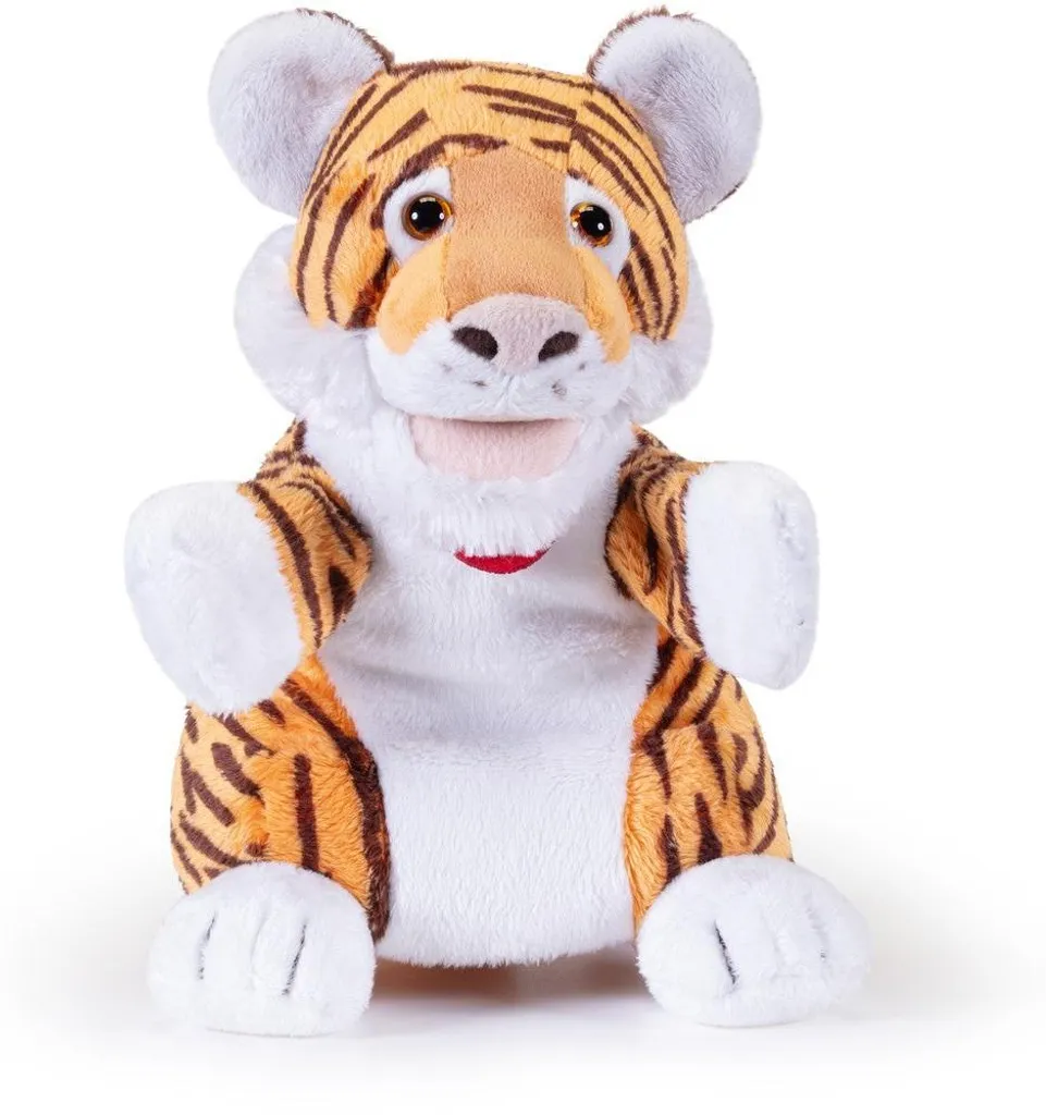 Marionnette tigre à gaine souple pour spectacle de théâtre de marionnettes