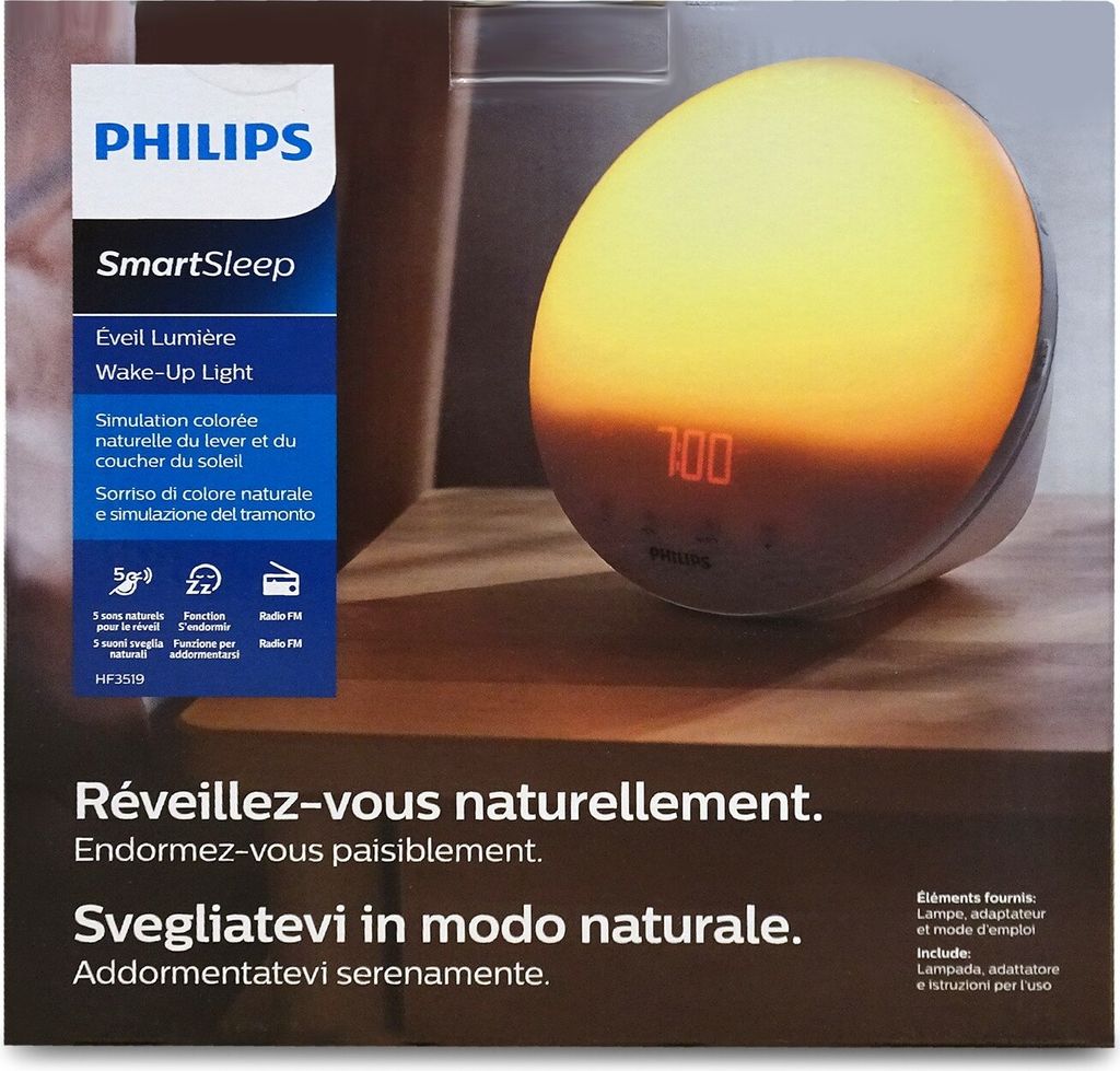 Philips HF3519/01 Wake-up Light Tageslichtwecker - Weiß Produktbild 1