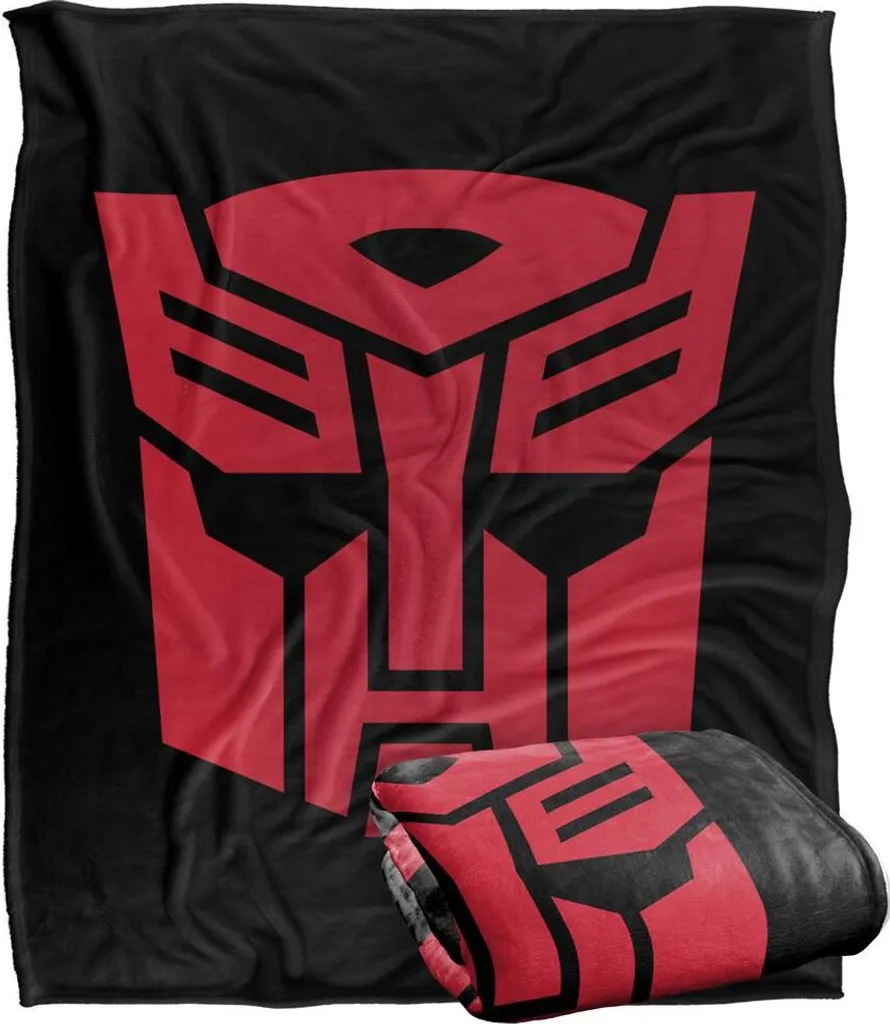 Couverture Transformers Logo Autobots Multicolore en Taille Unique Soft
