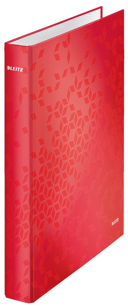 LEITZ 42410026 LEITZ WOW ringboek, 2 ringen, rood, 4,0 cm, Productafbeelding 