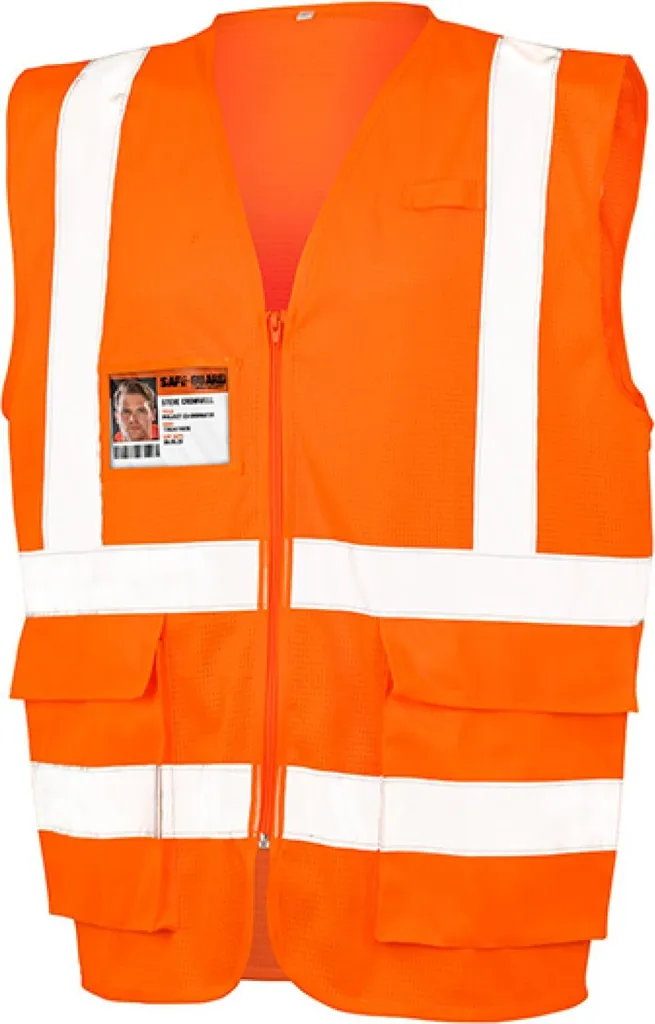 Safe-Guard R479X Gilet Arancio XXL: Sicurezza Executive a Rete
