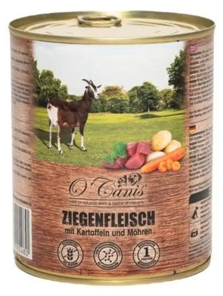 OCanis Hundefutter in Dosen Ziege mit Gemüse 800g Produktbild 