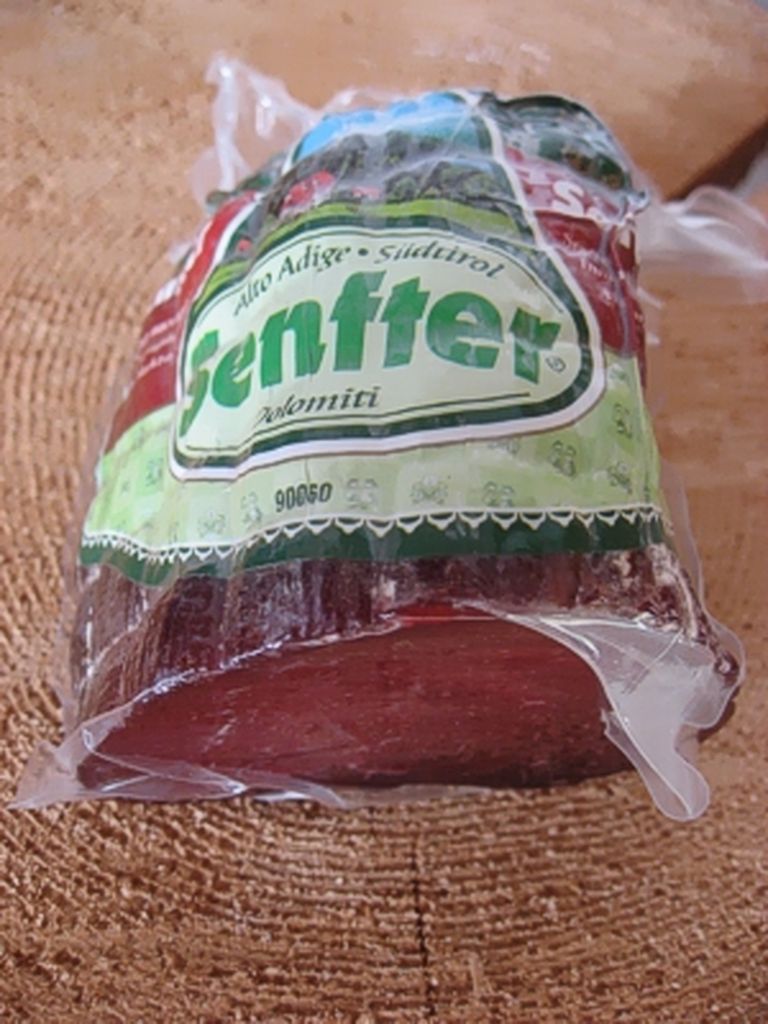 Rindshenkel Rindfleisch geselcht Senfter ca. 350 gr. vac.