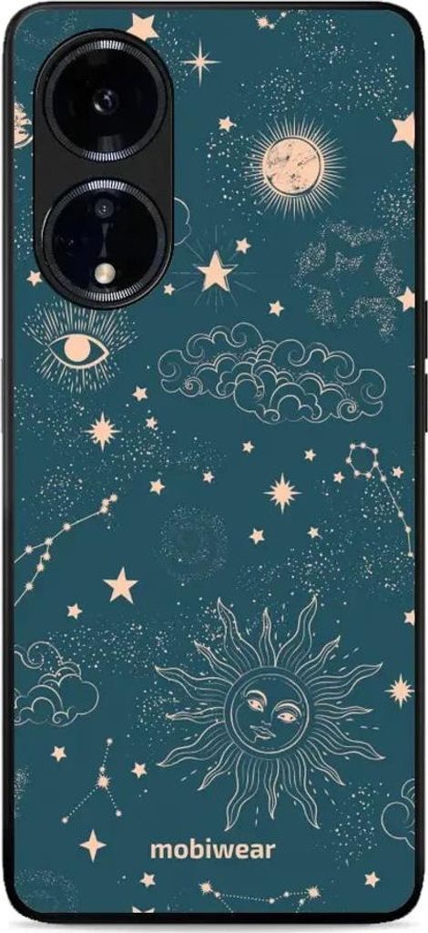 Handyhülle für Oppo A98 5G, Mobiwear Glossy Case, Astraler Staub