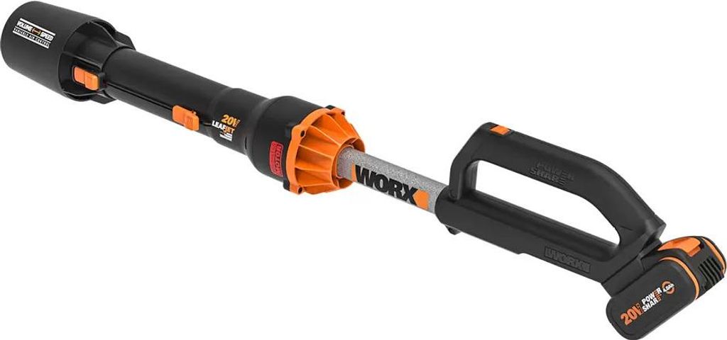 WORX WG543E.9, Handgehaltenes Gebläse, 209 km/h, 696 m³/h, Produktbild 