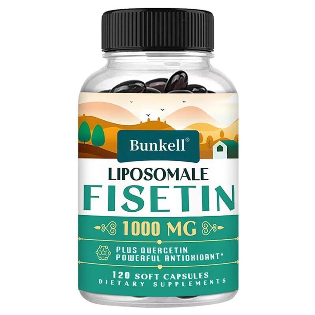 Liposomale Fisetin 1000mg (120 Kapseln) Produktbild 