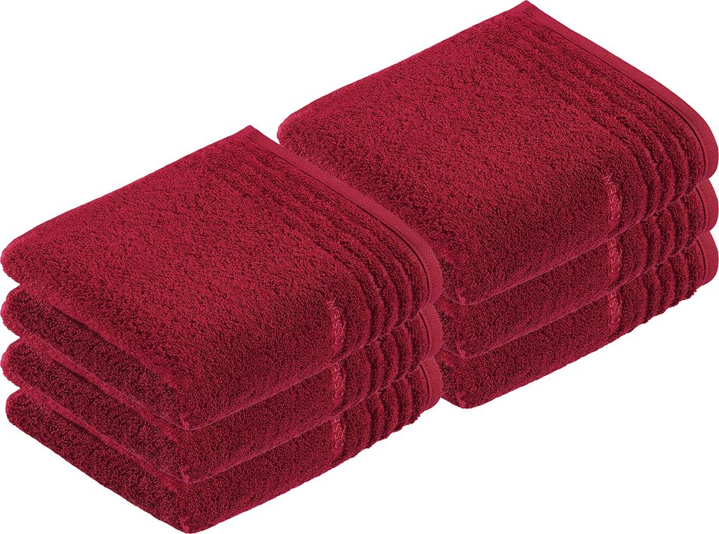 6er Pack Handtuch Vienna Style Supersoft von der Marke Vossen 60 x 110 cm