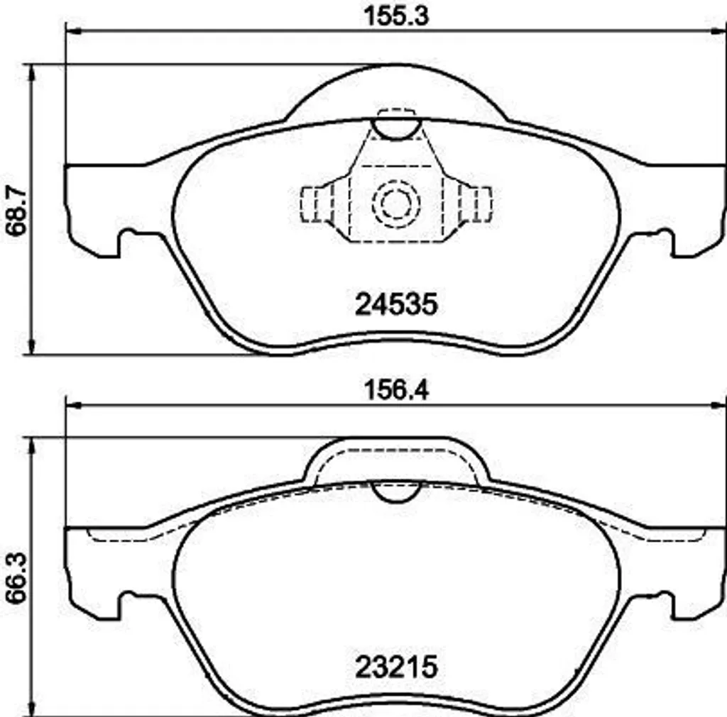 Plaquettes de Frein pour Entretien Renault Clio III et Scenic II HELLA