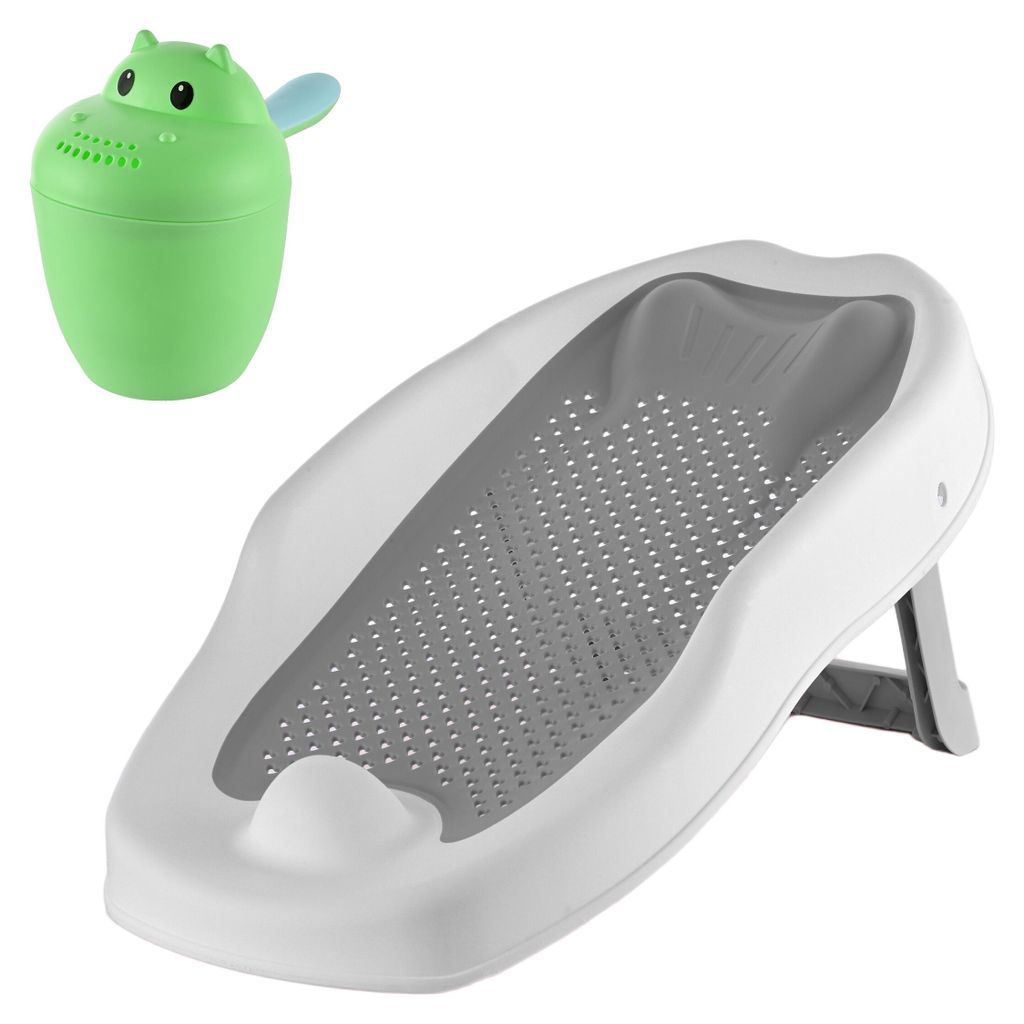 Set Relaxdays per il bagnetto del bambino, con bacinella Immagine del prodotto 