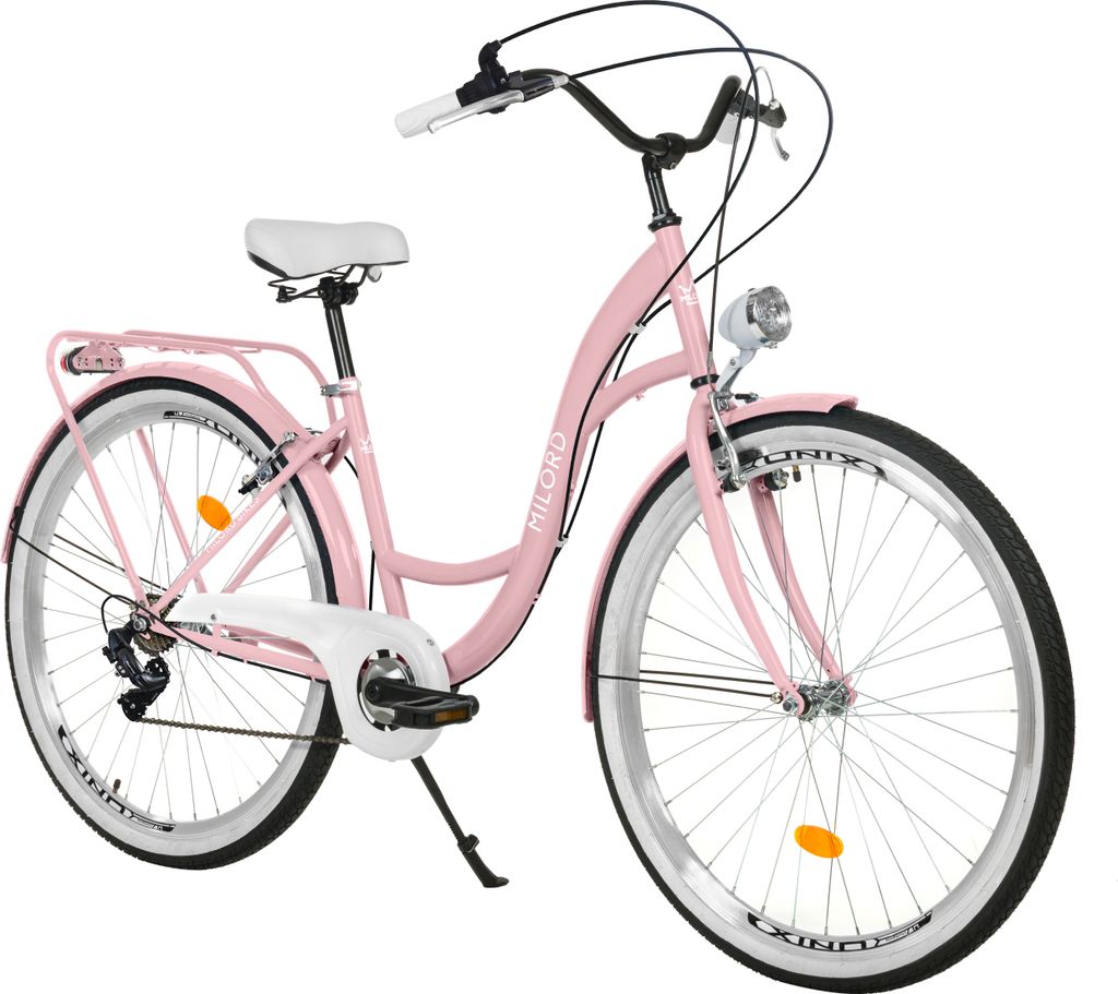 Milord Komfort Fahrrad Damenfahrrad, 28 Zoll, Rosa, 7 Gang Produktbild 