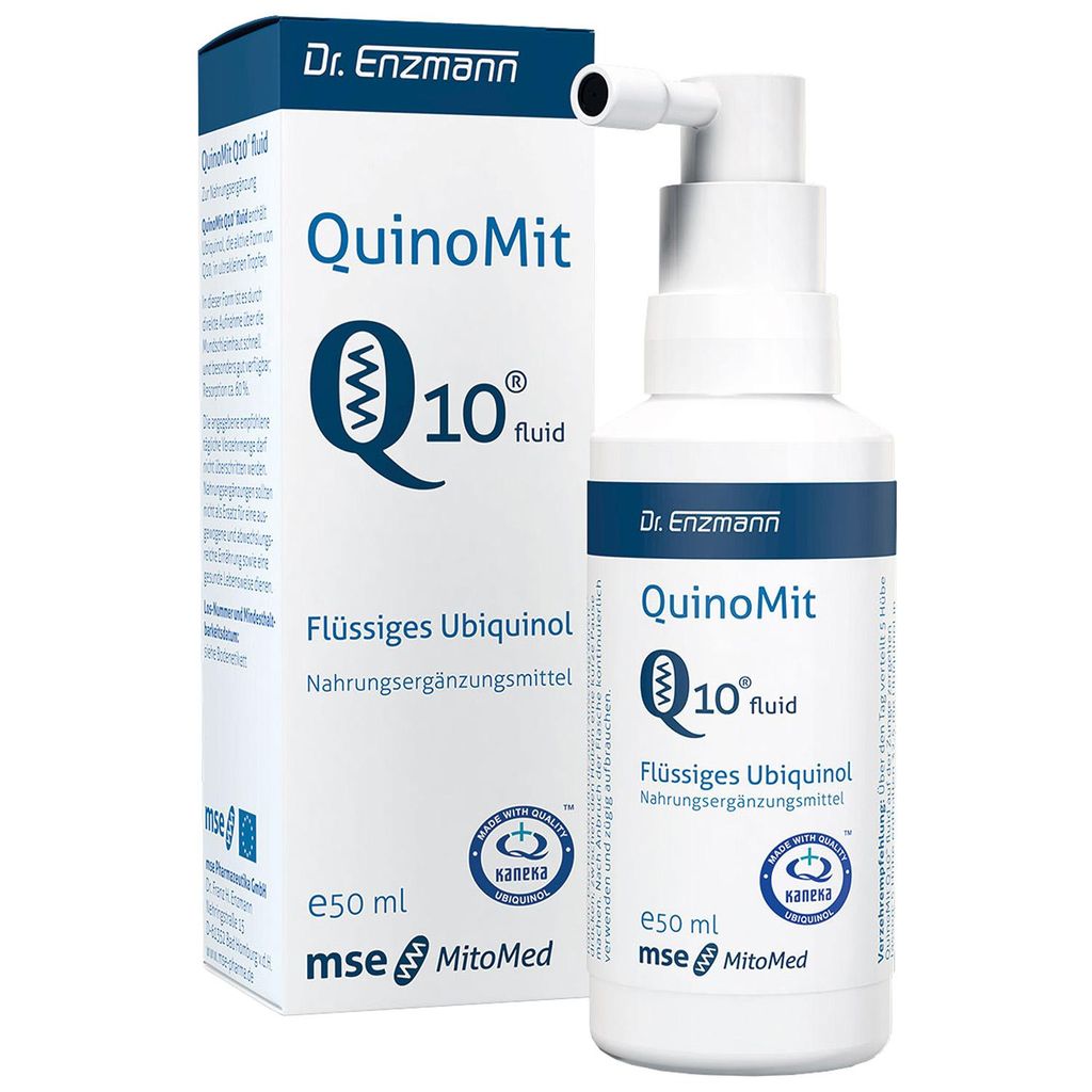 Dr. Enzmann QuinoMit Q10 fluid 50 ml - Ubiquinol MSE - Kaneka - liposomal