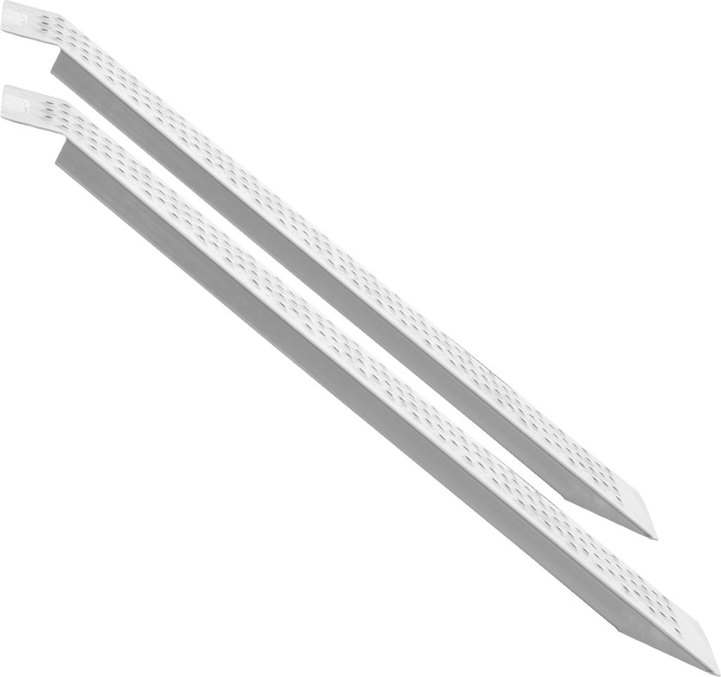 SucceBuy 47,2" x 8,5" Aluminiumrampen, 880 Pfund Kapazität für Motorrad, Dirtbike, Anhänger, ATV, UTV, Gartentraktor, Rasenmäher, 2 Stück