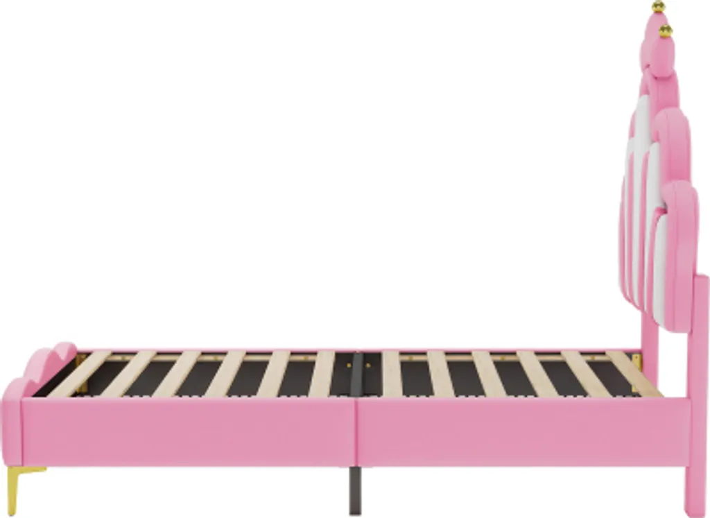 Lit de Princesse 90x200 Design Nuage avec Éclairage LED Multicolore - 9