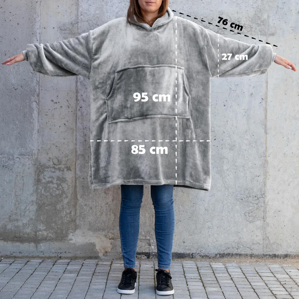 Camicetta Coperta Oversize da Viaggio | Cuscino Pelliccia Polacca - 7