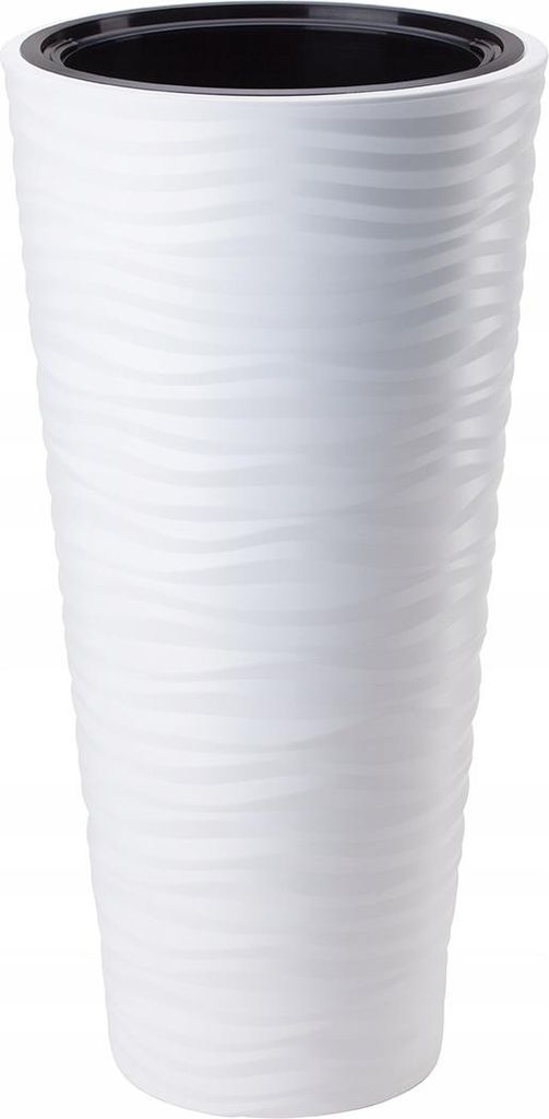 Blumentopf SAHARA SLIM WEISS 35 x 68 cm Produktbild 