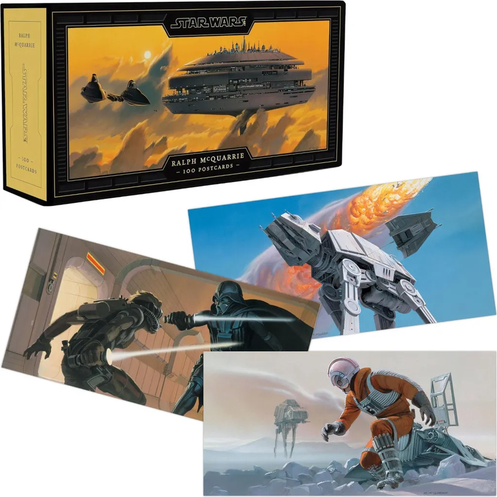 Star Wars Chronicle Books 100 Cartes Postales Panoramiques de Concept Art