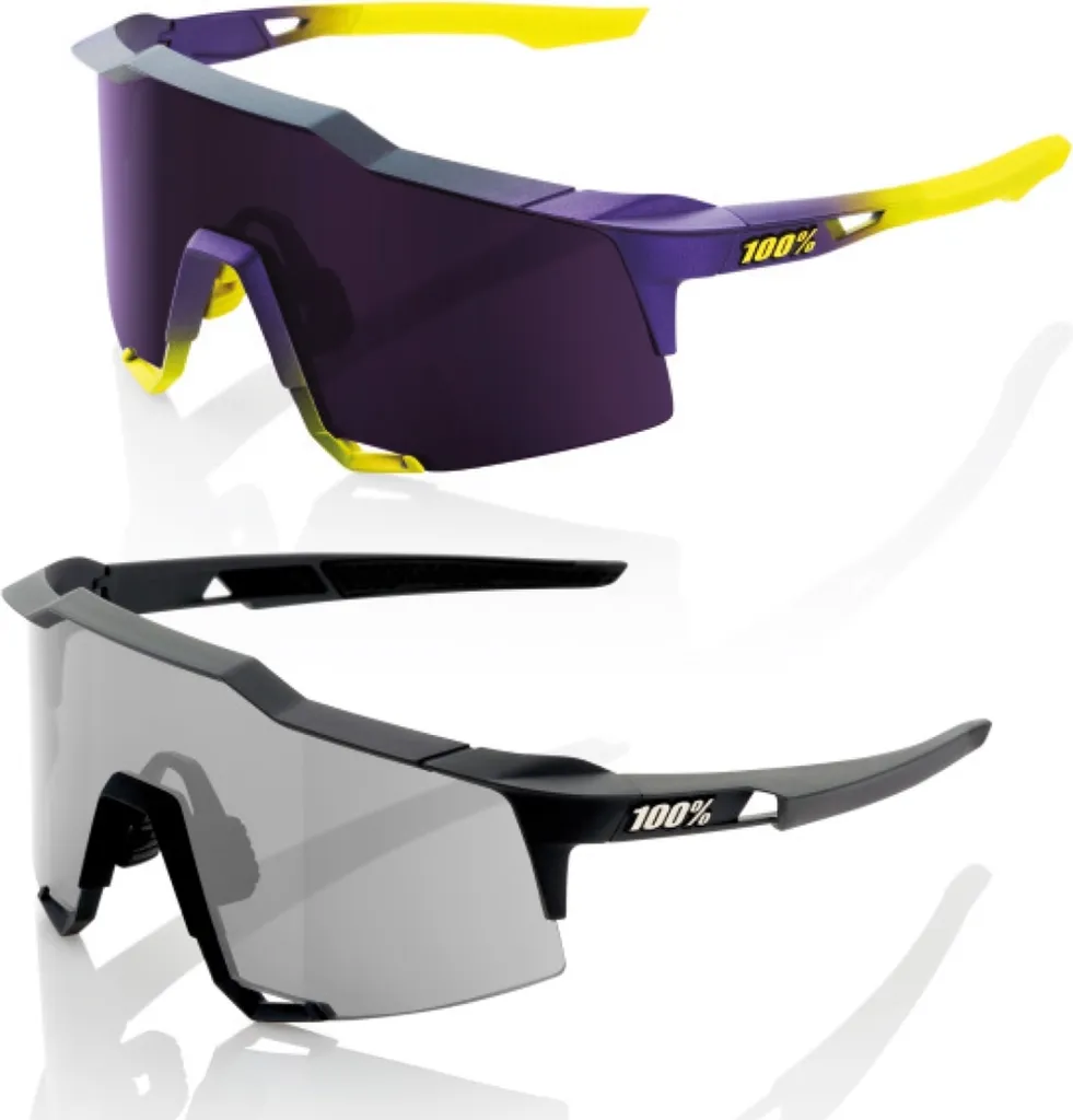 Lunettes de Soleil Sport Speedcraft avec Verres Fumés Puddy Rose Blanc