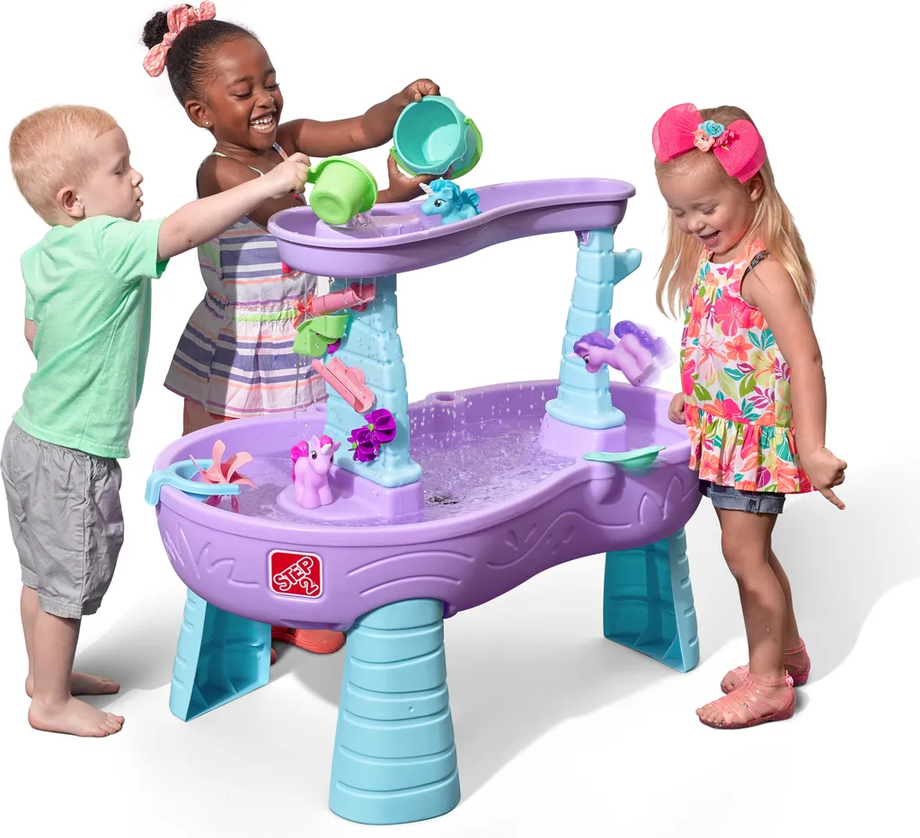 Table d'activité aquatique Rain Shower Licornes avec 13 jouets variés - 6