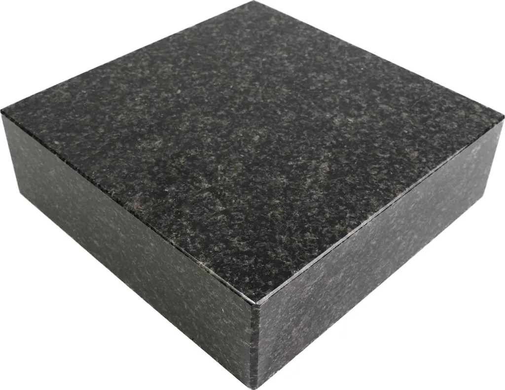Socle funéraire Impala en granit véritable - Base pour plaque et vase