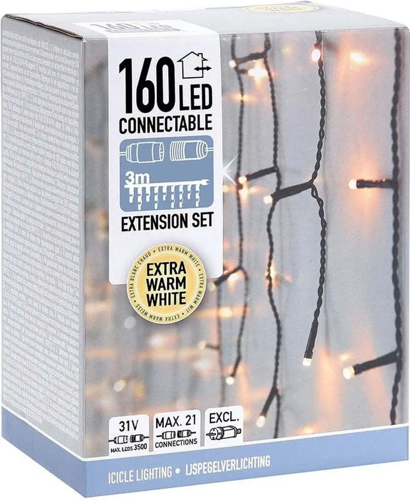 Éclairage Extérieur Robuste 160 LED 3m Connectable pour Façade sans Travaux - 7