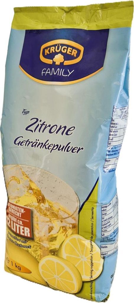 KRÜGER Citron Boisson en poudre 1,0 kg Image du produit 