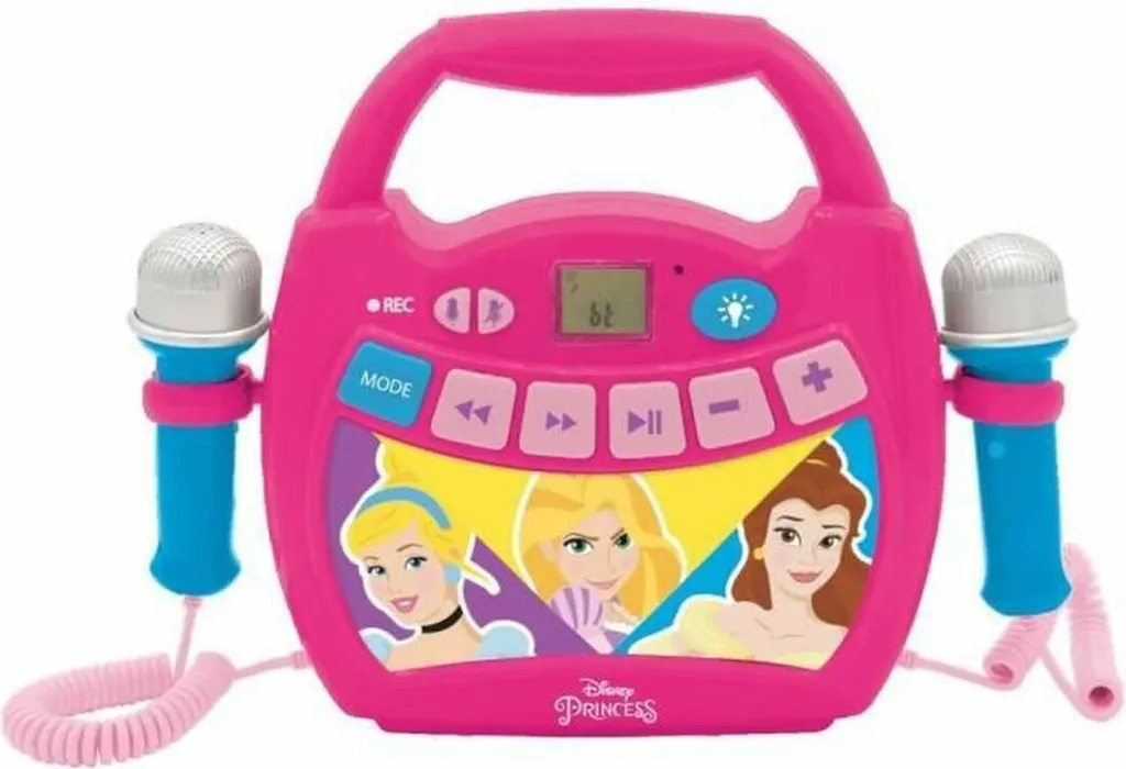 Kit Karaoké Enfant Disney Enceinte Bluetooth et Microphone Lexibook Nomade
