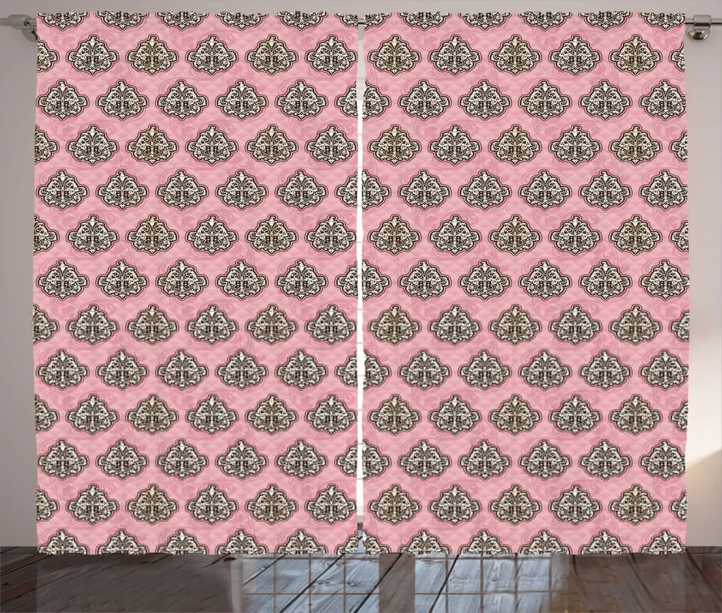 Rideau Largeur 280 cm Rose Pâle pour Occulter et Décorer sans Effort