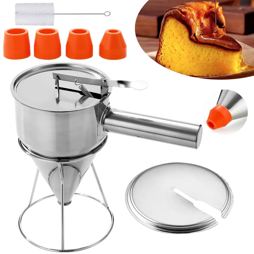 Teigspender, Pfannkuchen Teigspender, Edelstahl Produktbild 