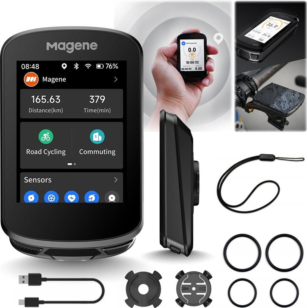 Magene Gps C506 Fahrradcomputer Durchsichtig  Durchsichtig Produktbild 