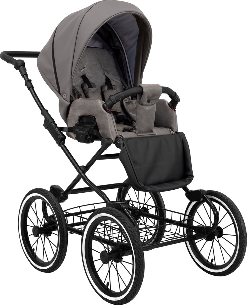 Baninni Kinderwagen Buggy Luca Grau  Leicht, Kompakt & Mit Regenhlle