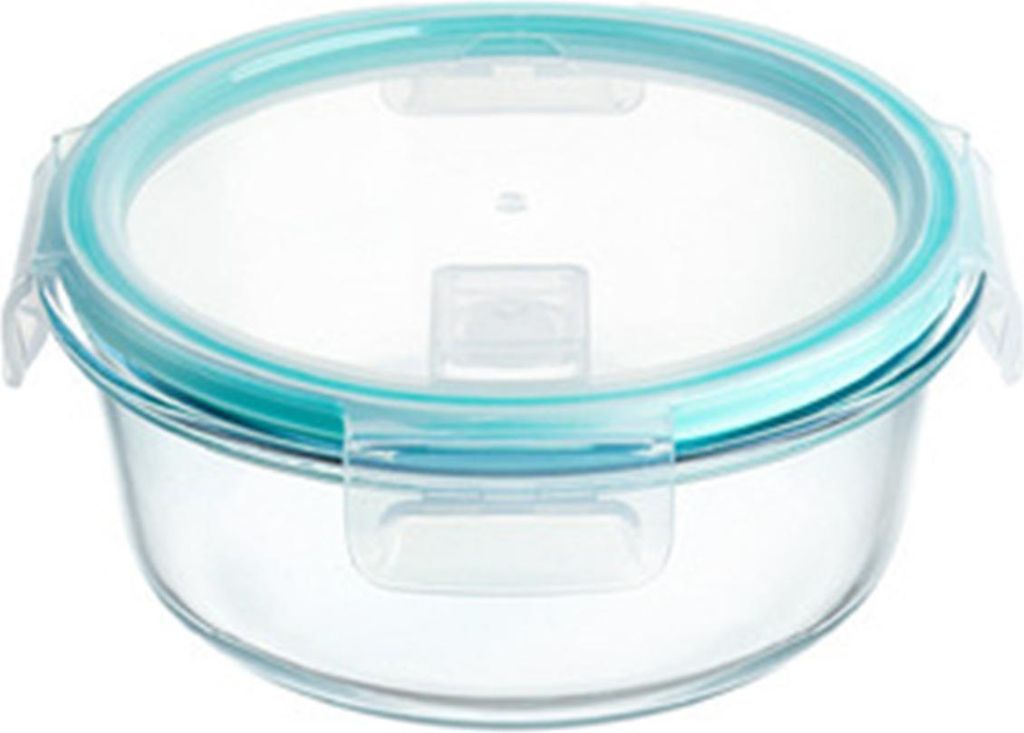 Lunchbox aus Glas, Bento-Box, unterteilte Behälter zur Essenszubereitung mit Deckel, stapelbar, wiederverwendbar, Vorratsbehälter für Lebensmittel