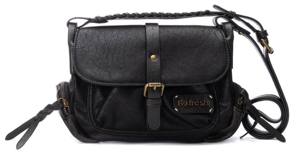 REFRESH - Umhängetasche Damen Schwarz - Modernes und Produktbild 