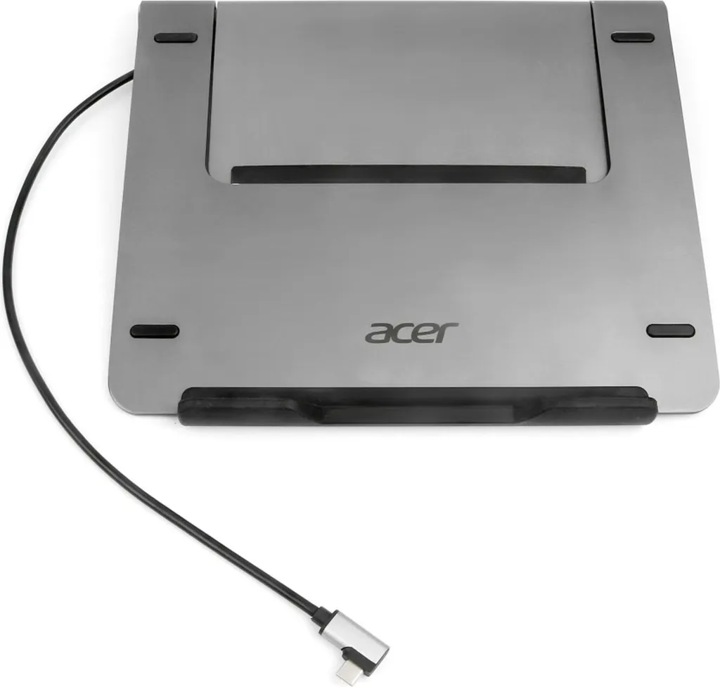 Acer Notebook Stand avec Docking Station 5-en-1 USB-C vers HDMI Argent