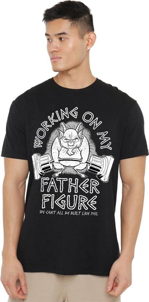 Disney - "Hercules Phil Working On My Father" T-Shirt für Herren/Damen Uni TV23523 (L) (Schwarz)