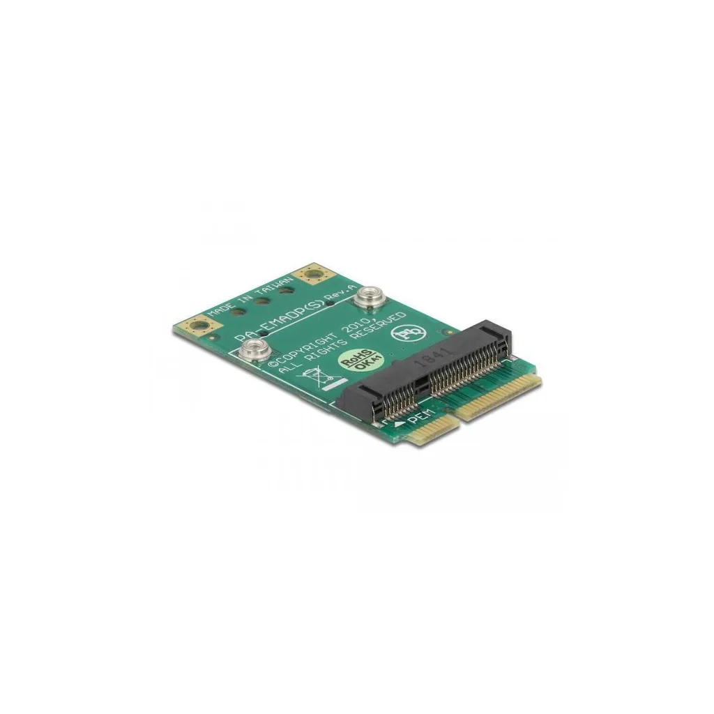 Adaptateur d'extension Mini PCI Express Half à Full-size en métal dur