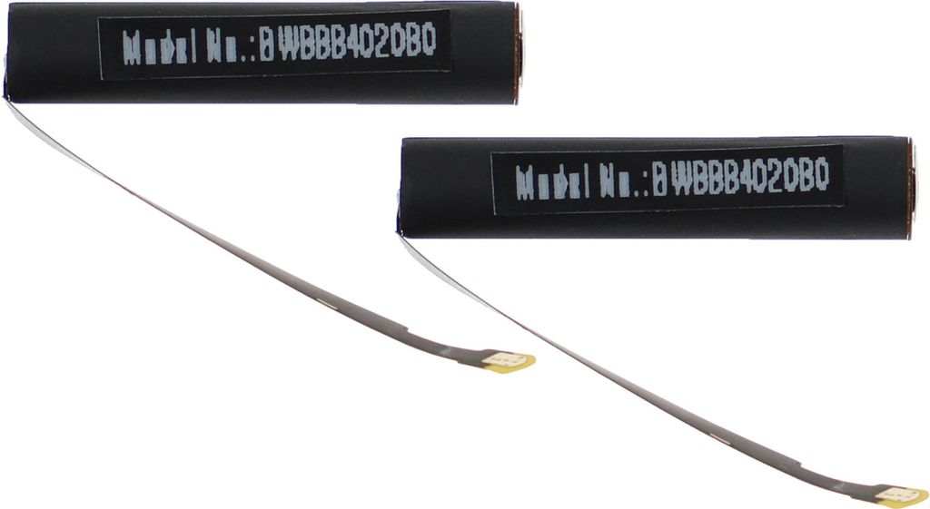 vhbw 2x Akku kompatibel mit Apple AirPods 2. Generation, 1. Generation Wireless Headset Kopfhörer (25 mAh, 3,7 V, Li-Ion)