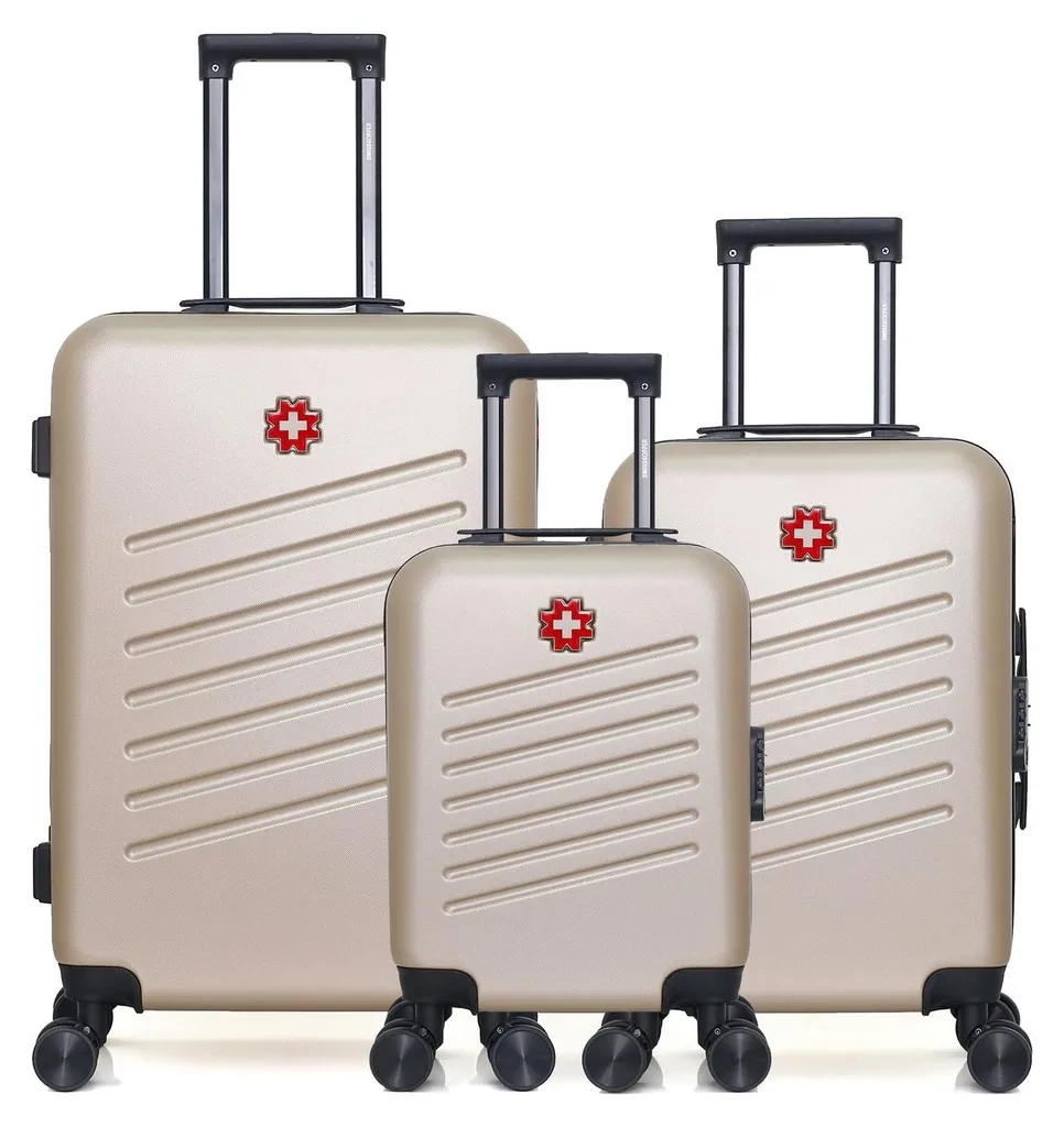 Set de 3 valises SWISS KOPPER ZURICH - Rigides weekend, cabine et XXS