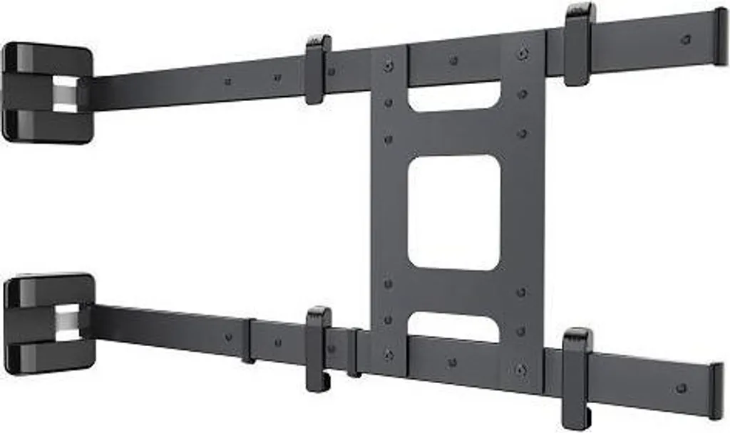 Meliconi Flag TV Support Mural Noir Ultra Résistant Écran 82 Pouces