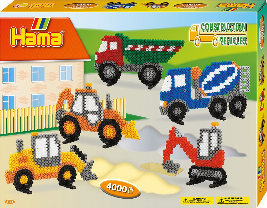 HAMA Geschenkp. Baufahrzeuge 4.000 St. Produktbild 