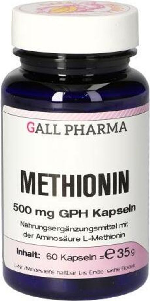 GALL PHARMA Methionin 500 mg GPH Kapseln, 60 St. Kapseln