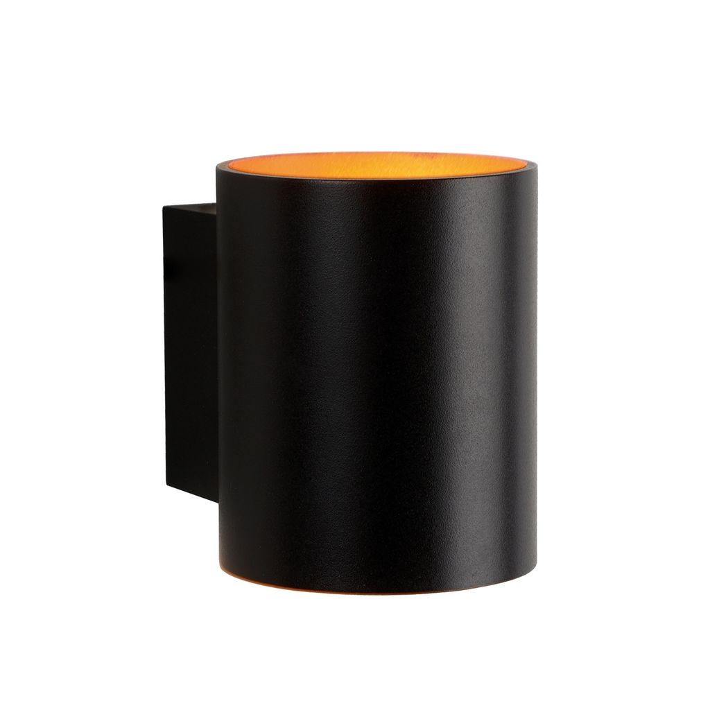 Spectrum LED Wandleuchte Squalla G9 schwarz matt & Gold Produktbild 