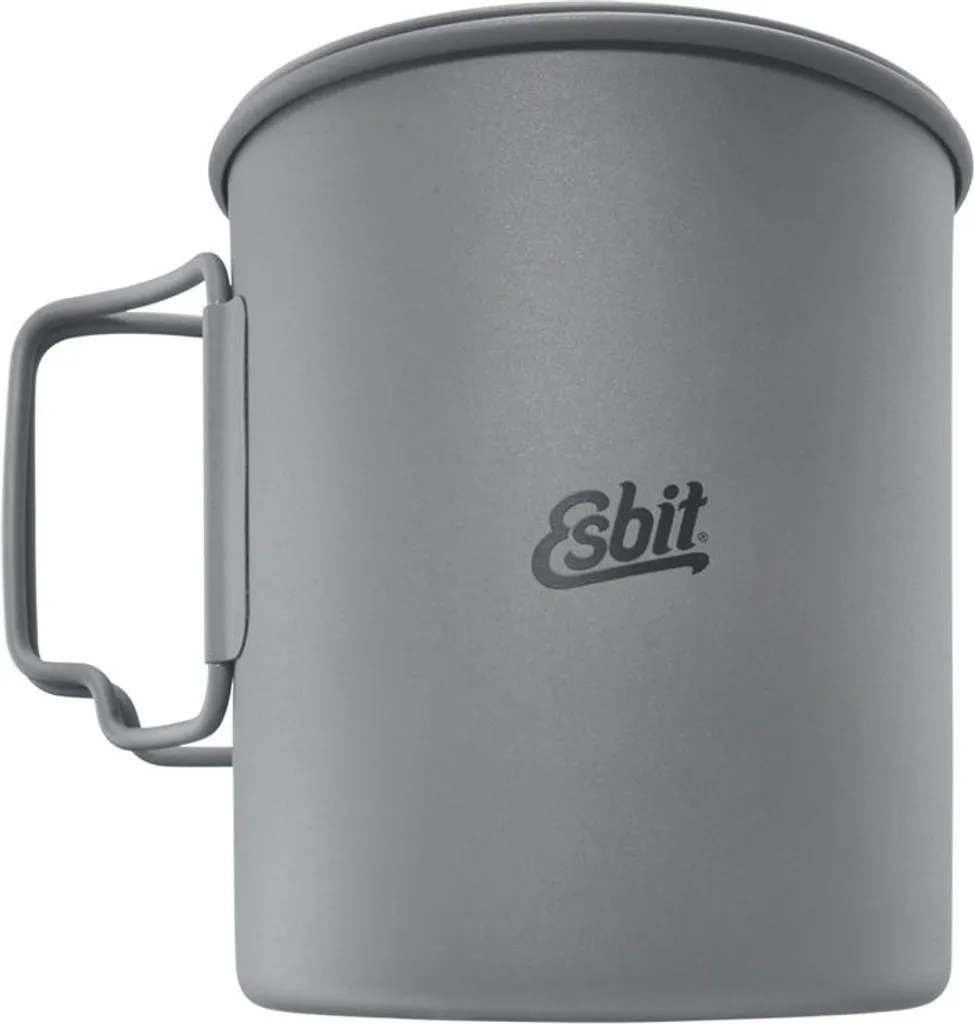 Esbit Casserole en Titane 0.75L Ultra Légère 106g pour Randonnée Bivouac